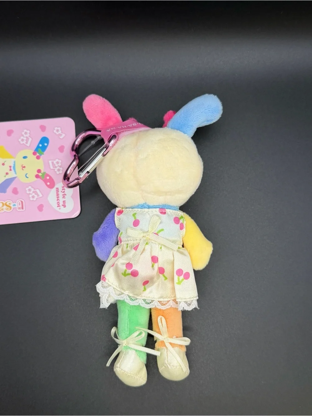 Sanrio long legs U*SA*HA*NA with cherry dress outfit plush/keychain us25